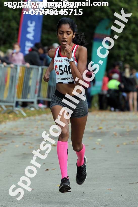 Womens under-17 3 stage road relay, 2019 ERRA 6 and 4 Stage Relay and Young Athletes.  Photo: David T. Hewitson/Sports for All Pics